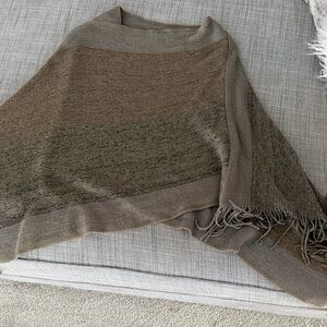 Elegant Brown and Gray Women's Sweater